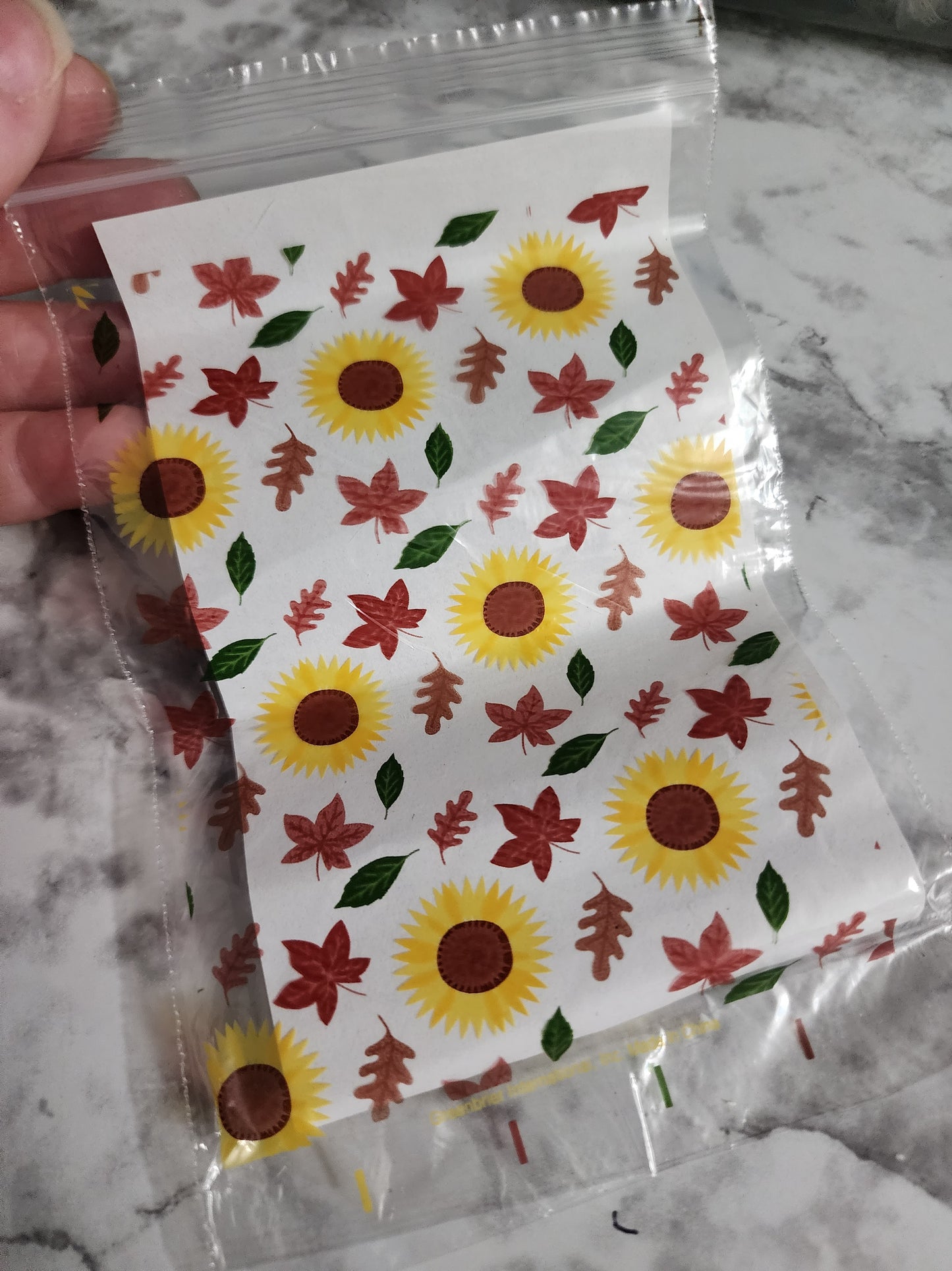 Girasoles zip