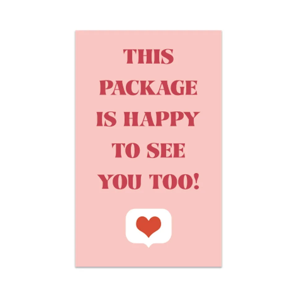 Hapoy to see you card