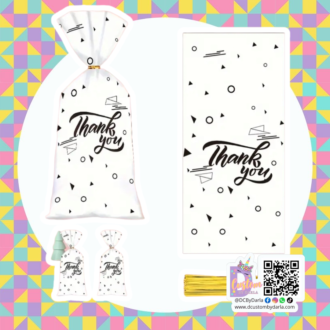 Thank ypu bag 11x5in con amarre