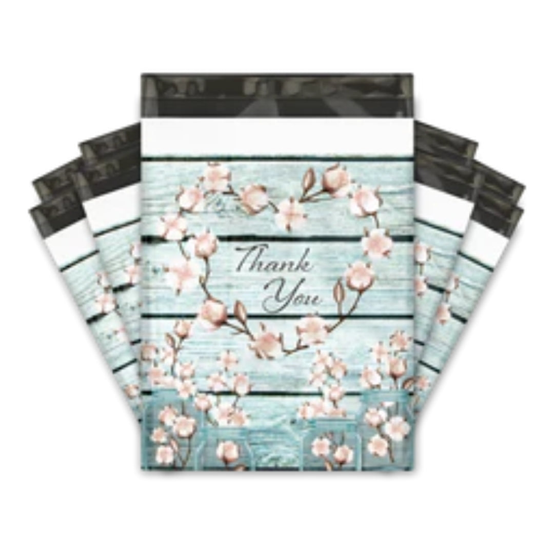 Cotton thank you 10x13in