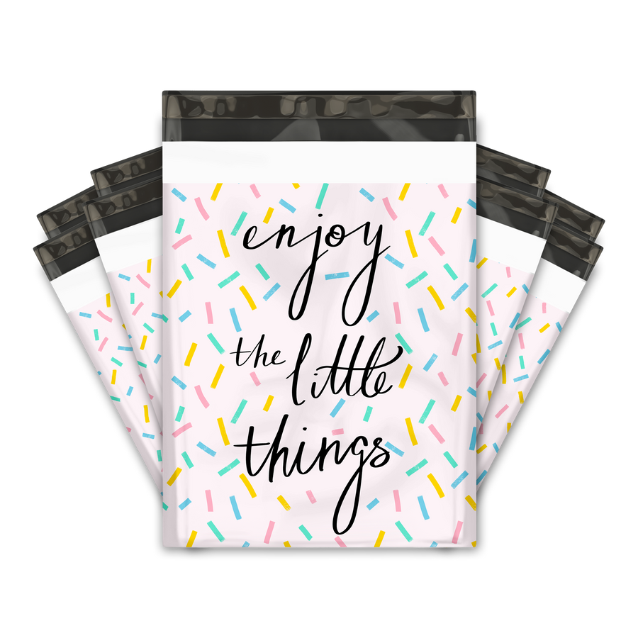 Confetti enjoy little things 10x13in