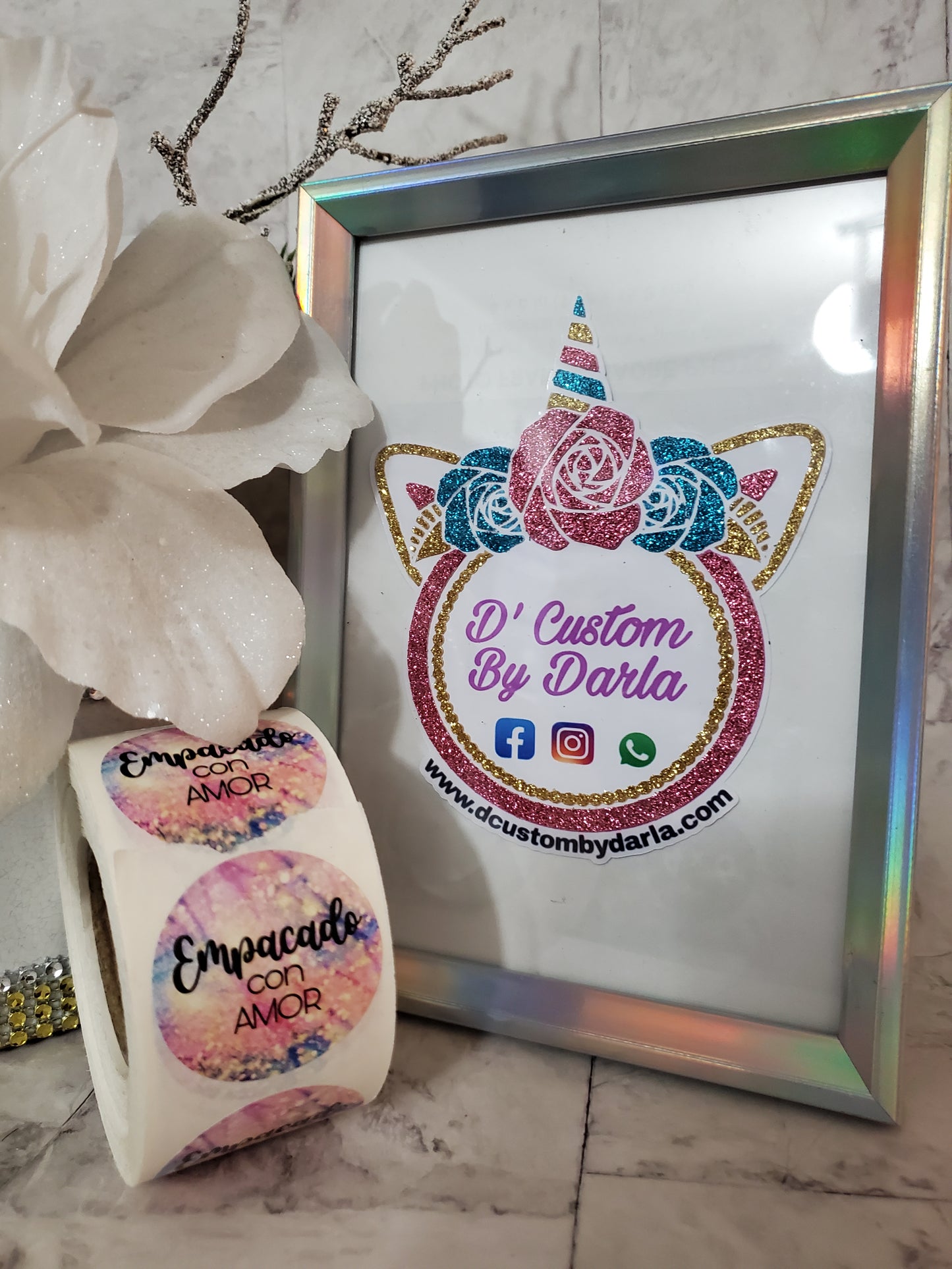 Empacado con amor 1.5in rollo
