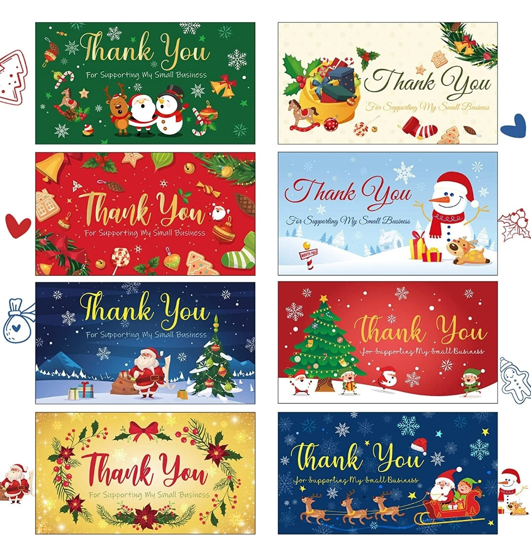 Xmas thank you card