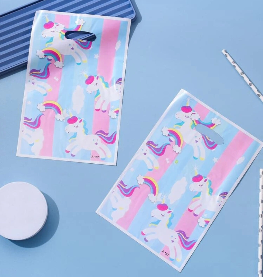 Unicornio 6x9in merch bags