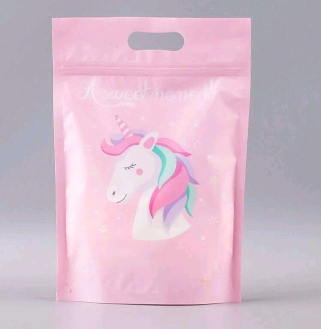 Unicorn zipper bags 6x8in (10pcs)