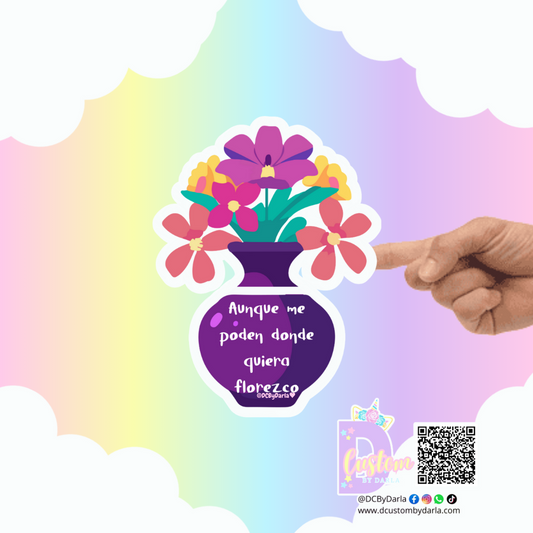 Aunque me poden - Sticker -Deslumbra Collection