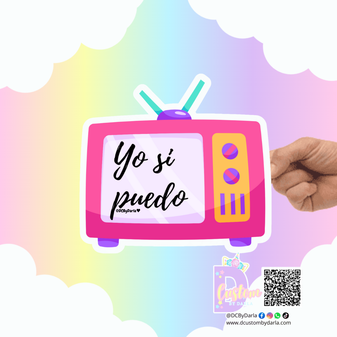 Yo si puedo - Sticker -Deslumbra Collection