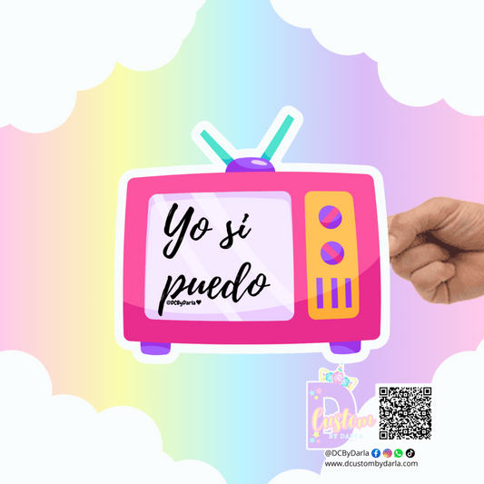 Yo si puedo - Sticker -Deslumbra Collection