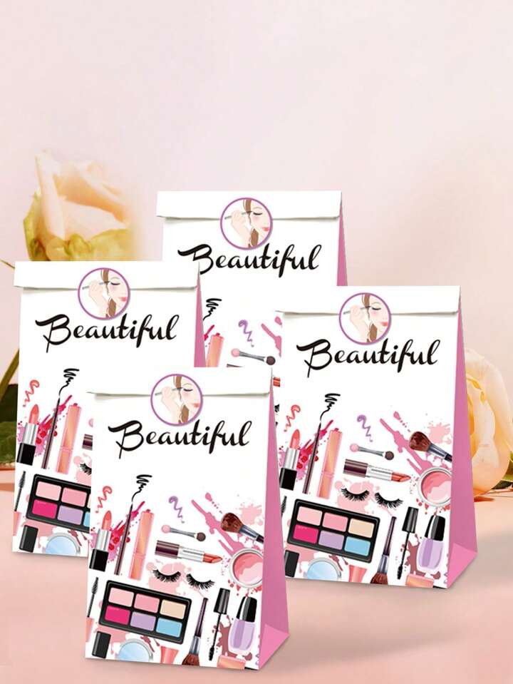 Make up set 8.7x4.8x3.1in (paq. de 6 bolsas + 6 stickers)
