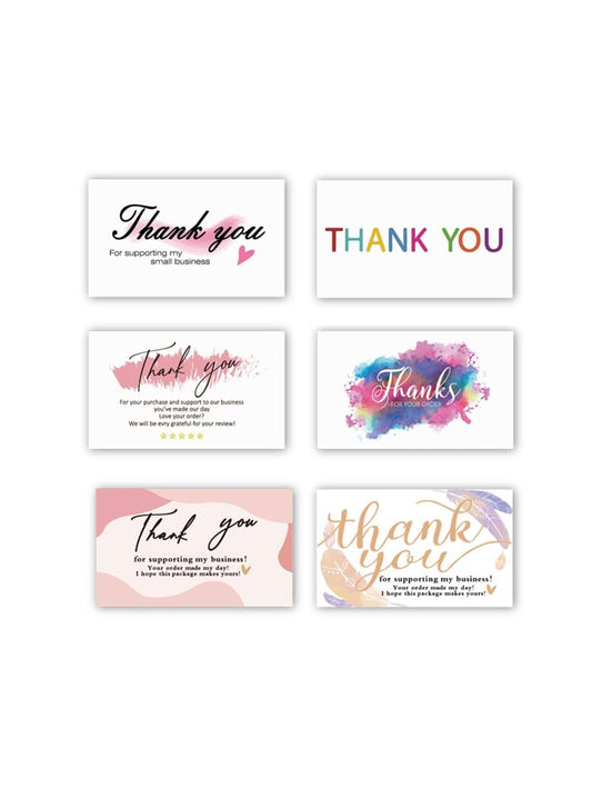 Splash mix thank you card