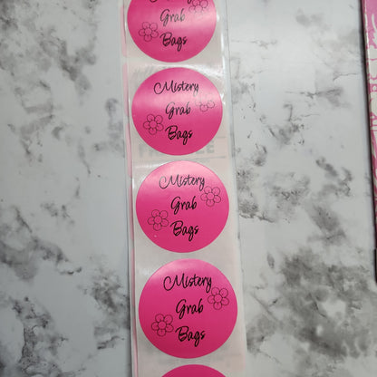 Custom Waterproof Stickers (Varios colores a escoger, solo se imprimen en negro/gris)