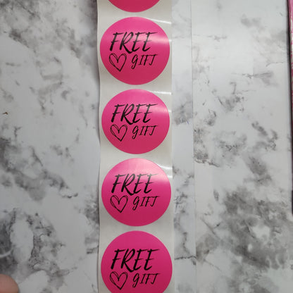 Custom Waterproof Stickers (Varios colores a escoger, solo se imprimen en negro/gris)