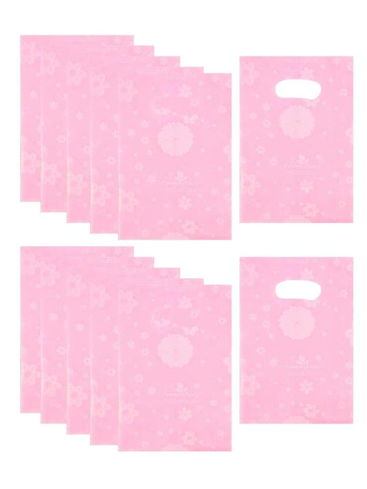 Pretty Pink 9x12in aprox merch bags