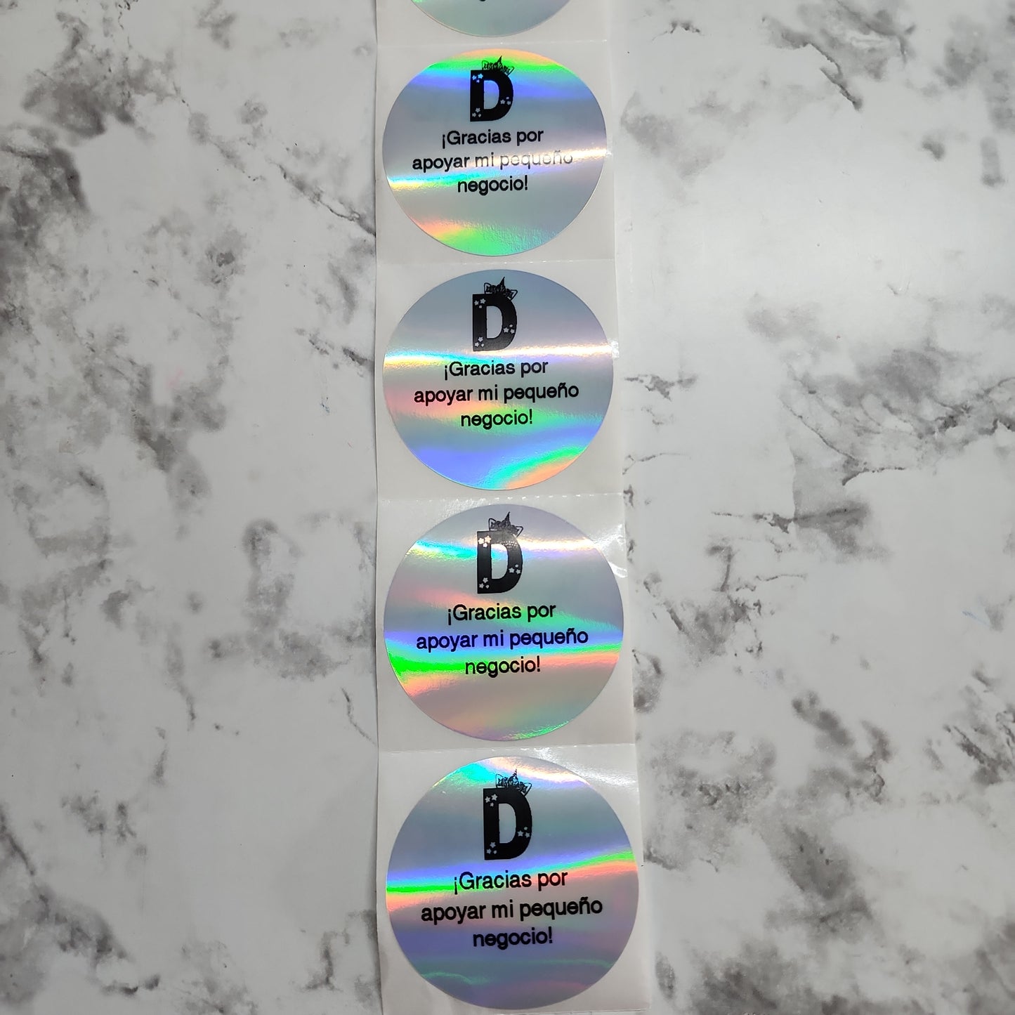 Custom Waterproof Stickers (Varios colores a escoger, solo se imprimen en negro/gris)