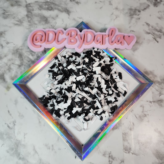 Magic Powder - Blanco/Negro - Confetti Exclusivo