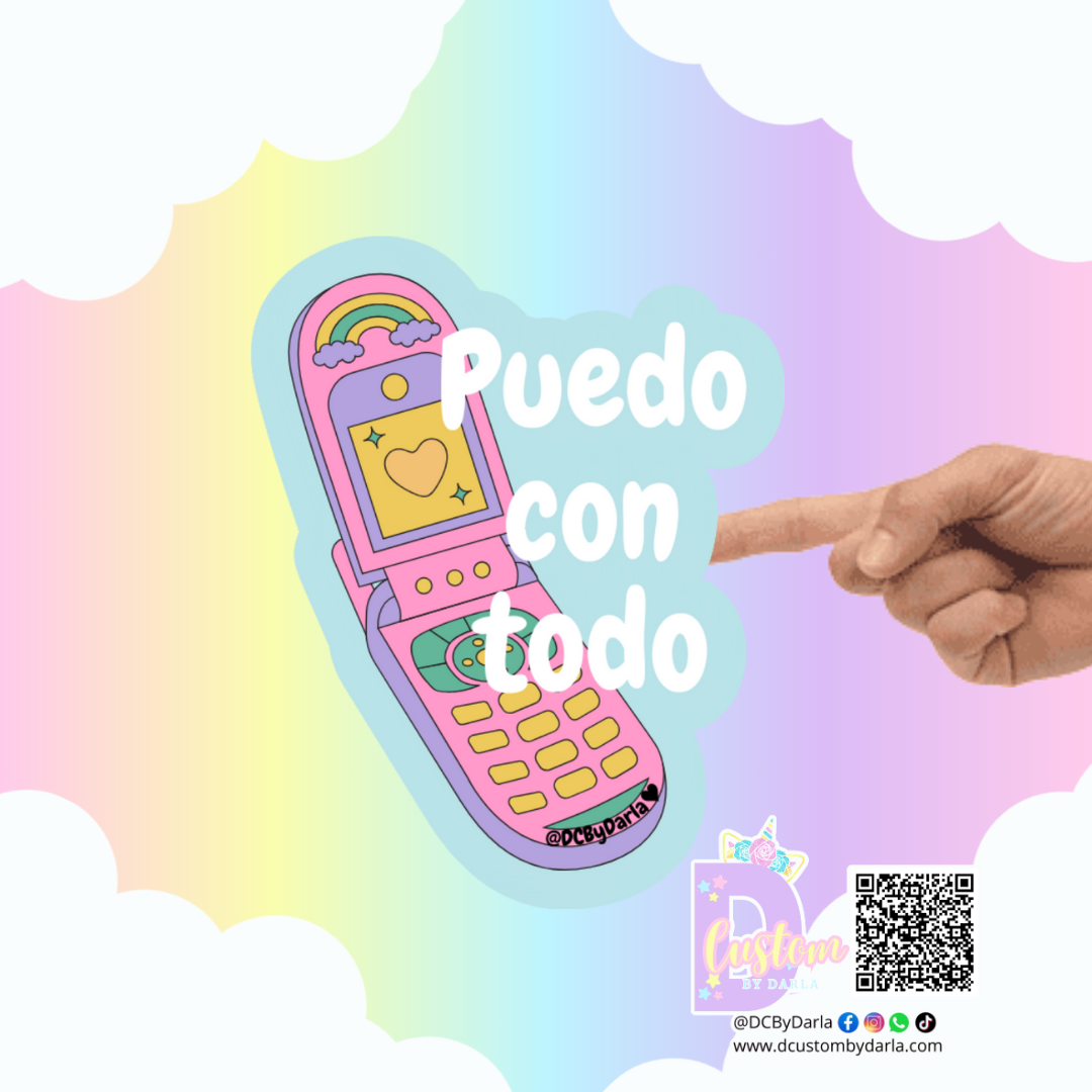 Puedo con todo - Sticker -Deslumbra Collection