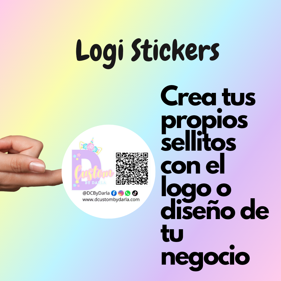 Custom logo stickers