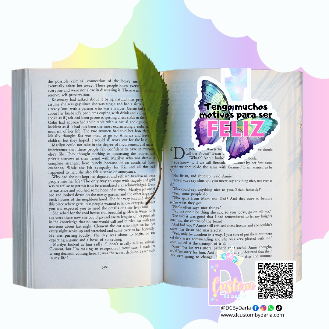 Tengo muchos motivos para sonreír - Bookmark magnet - Deslumbra Collection