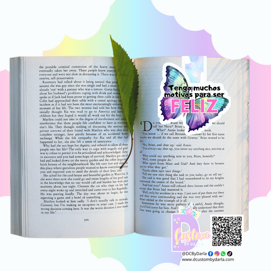 Tengo muchos motivos para sonreír - Bookmark magnet - Deslumbra Collection