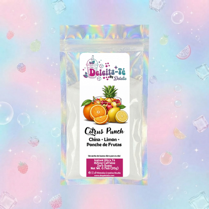 Citrus Punch: China + Limón + Ponche De Frutas (Porción individual) Instant Ultra Té – Deleita-Té By Detalia