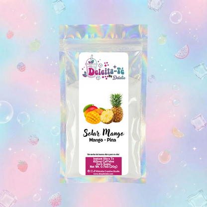 Solar Mango: Mangó + Piña + Lima (Porción individual) Instant Ultra Té – Deleita-Té By Detalia