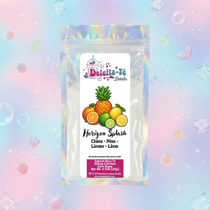 Horizon Splash: China + Piña + Limón + Lima (Porción individual) Instant Ultra Té – Deleita-Té By Detalia