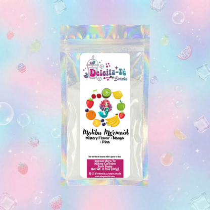 Malibu Mermaid: Mistery Flavor + Mango + Piña (Porción individual) Instant Ultra Té – Deleita-Té By Detalia
