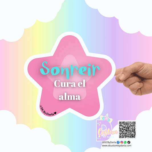 Sonreir - Sticker -Deslumbra Collection