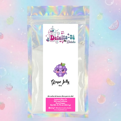 Grape Jolly: Uva Confitada (Porción individual) Instant Ultra Té – Deleita-Té By Detalia