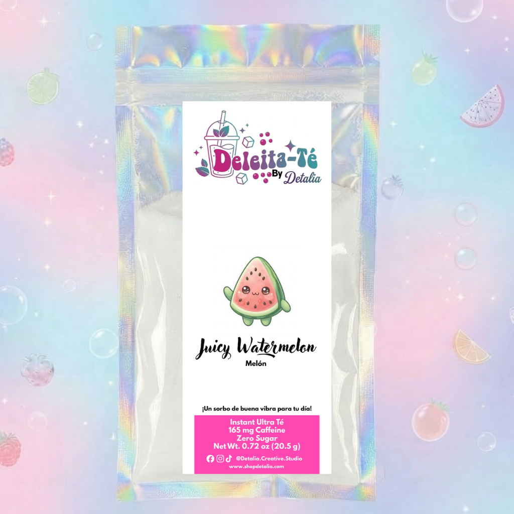 Juicy Watermelon: Melón (Porción individual) Instant Ultra Té – Deleita-Té By Detalia