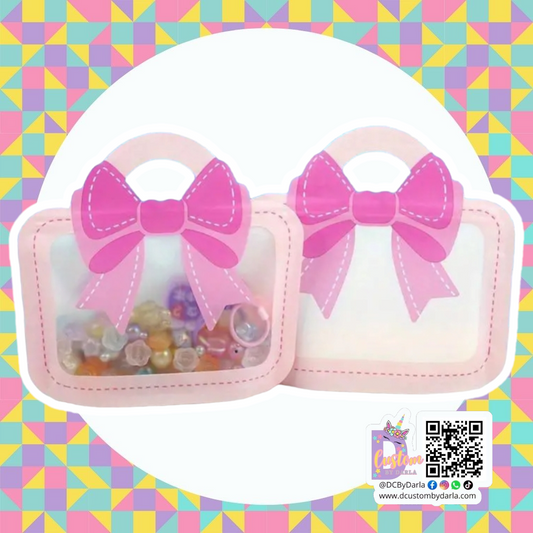 Girly bags Ziplock 7.9x7.5in