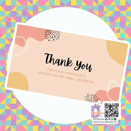 Lillibeth thank you card