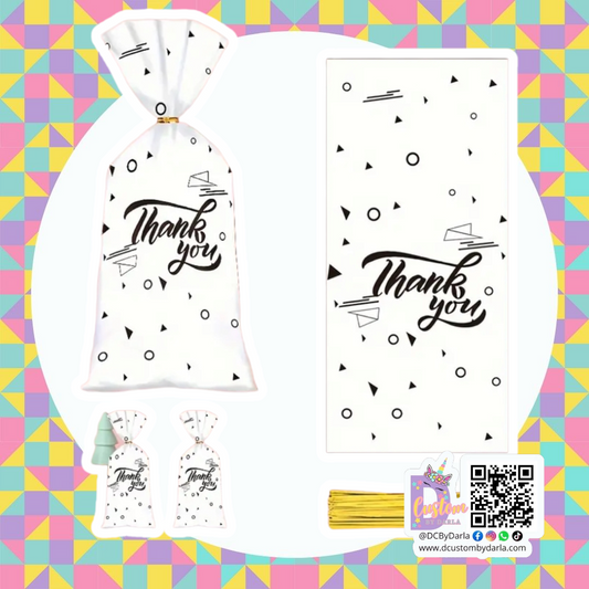 Thank ypu bag 11x5in con amarre