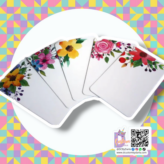 Floral mix blank cards