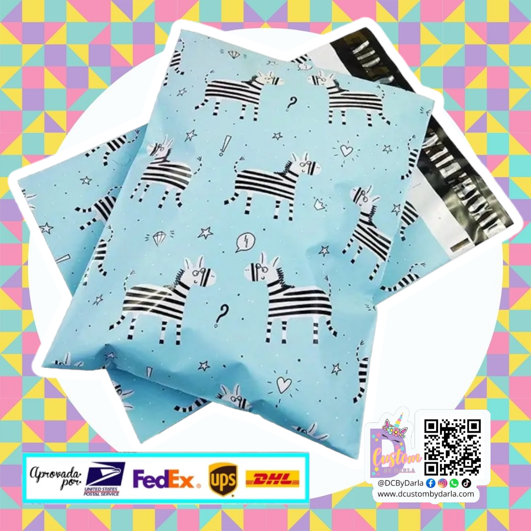 Blue zebra  10x13in