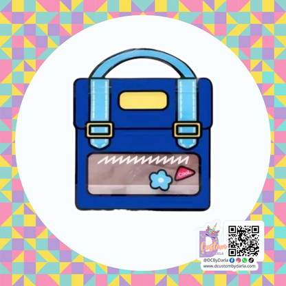 Cartoon Purse ziplock 8.3x7.1in aprox (colores a escoger)