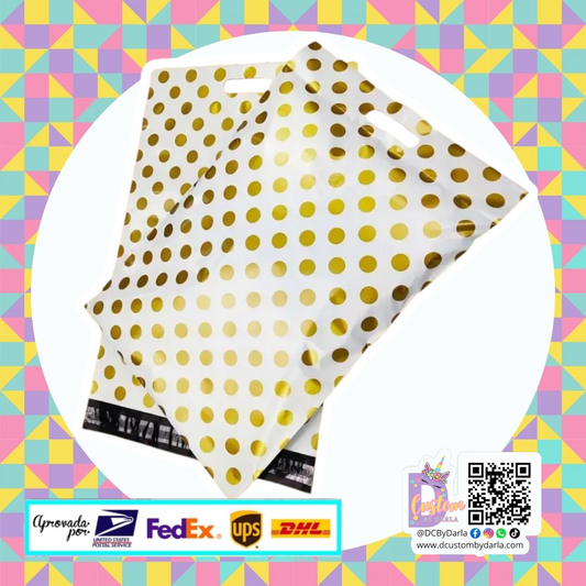 Gold Dots 2 en 1 - 13x17in