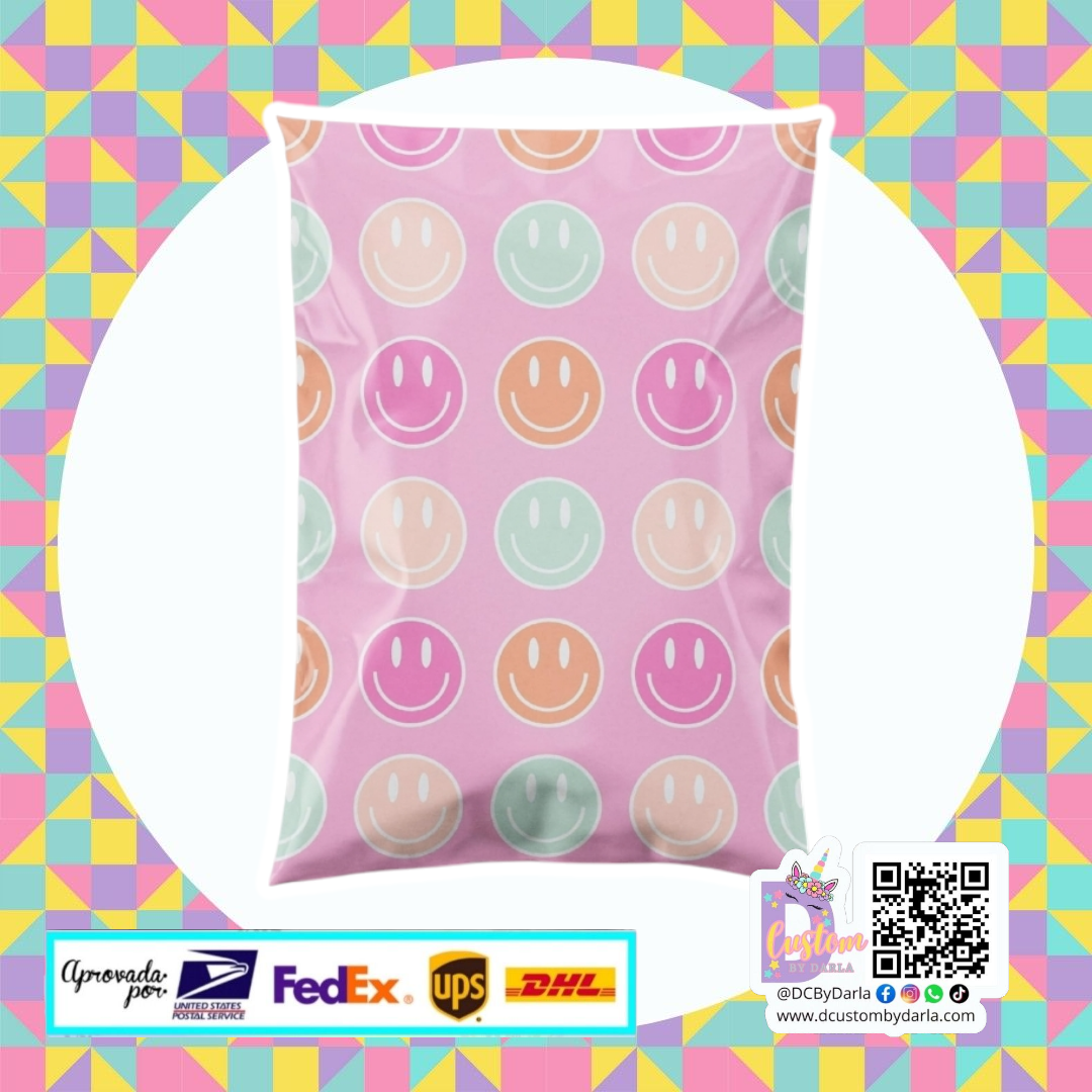 Pastel happy face  6x9in