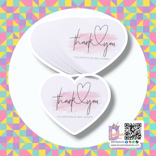 Je'taime thank you card