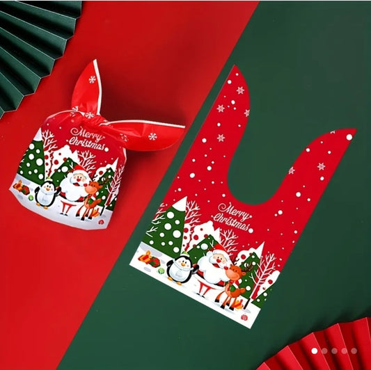Saquitos de navidad 6x7in aprox
