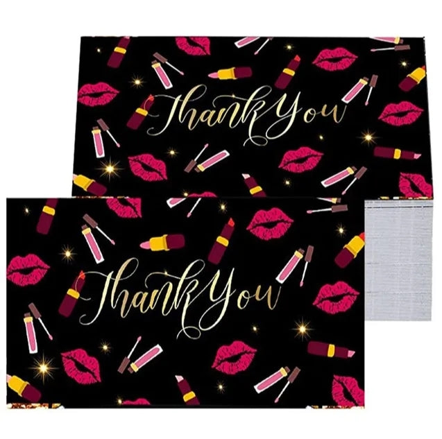 Make up thank you card