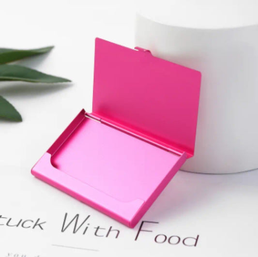 Card holder de aluminio (colores a esciger)