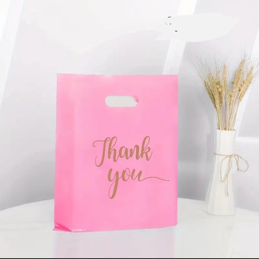 Barbie pink thank you  9x12in