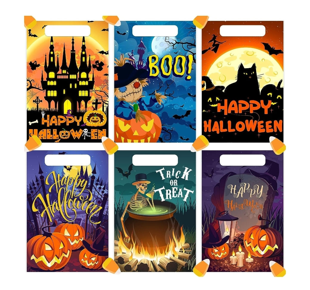 Halloween mix merch bags 6x9in