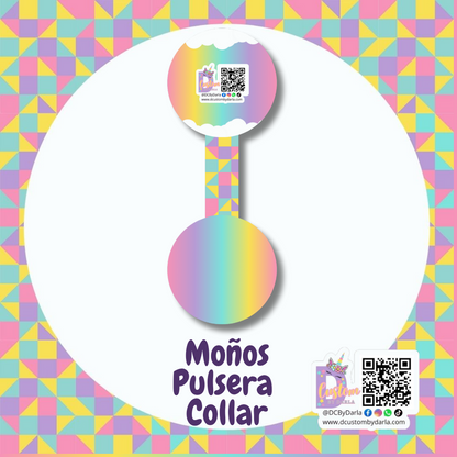Display tags para moños, lazos bow personalizados