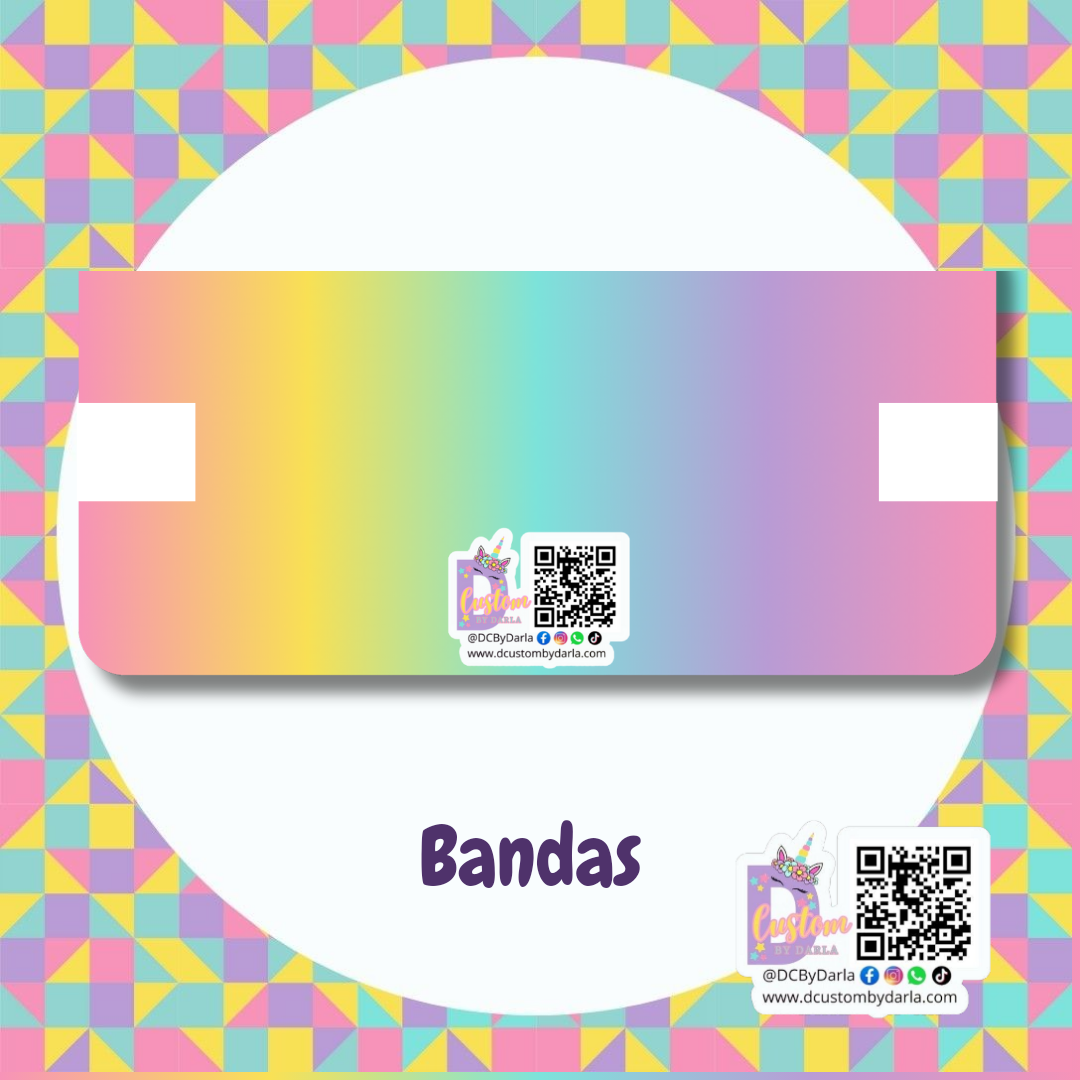 Display tags para moños, lazos bow personalizados