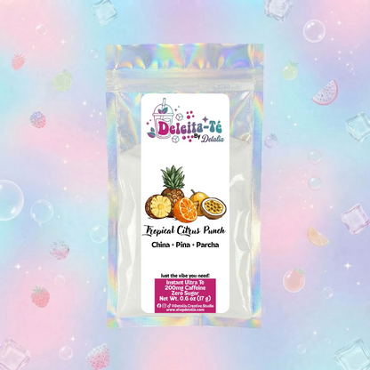 Tropical Citrus Punch: China + Piña + Parcha (Porción individual) Instant Ultra Té – Deleita-Té By Detalia