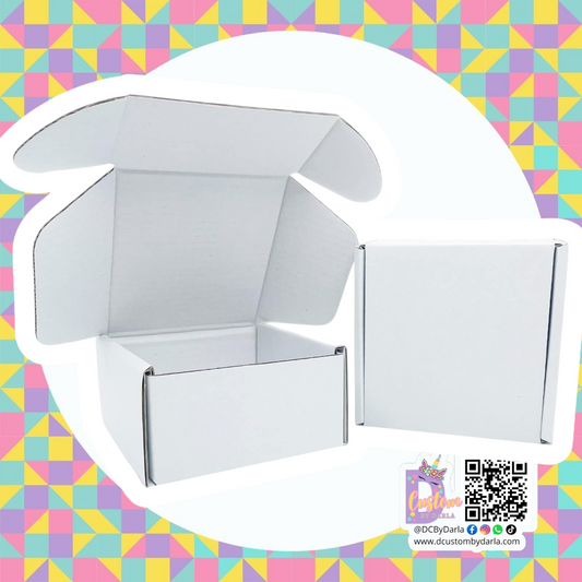 Caja blanca  4x4x2in