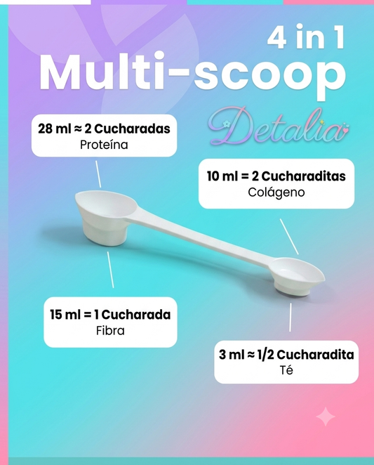 4 en 1 messuring scoop