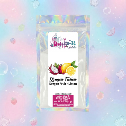 Dragon Fusion: Dragon Fruit + Limón (Porción individual) Instant Ultra Té – Deleita-Té By Detalia